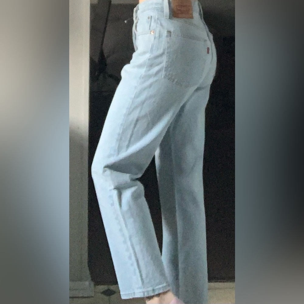 Levi's Light Blue Button-Fly Jeans